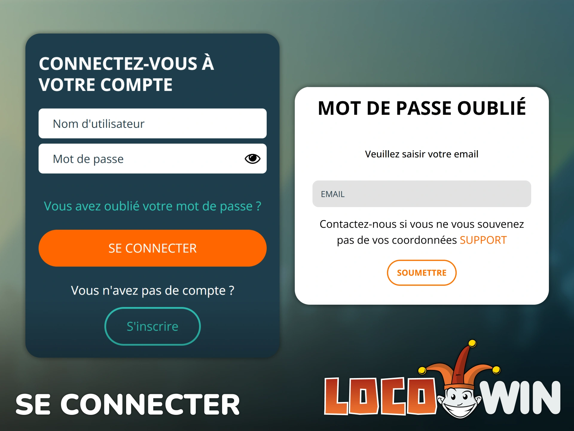 Connectez-vous à votre espace personnel sur l'App Locowin sécurisée.