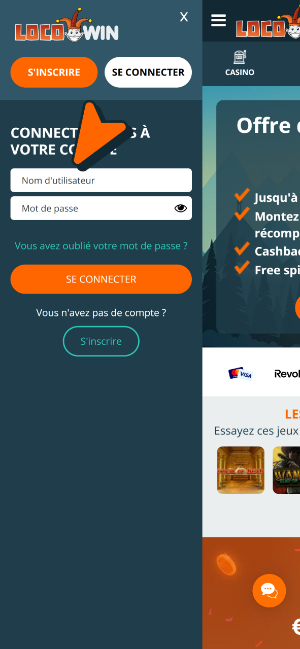 Ouvrez l'application Android pour parier sur Aviator Locowin.