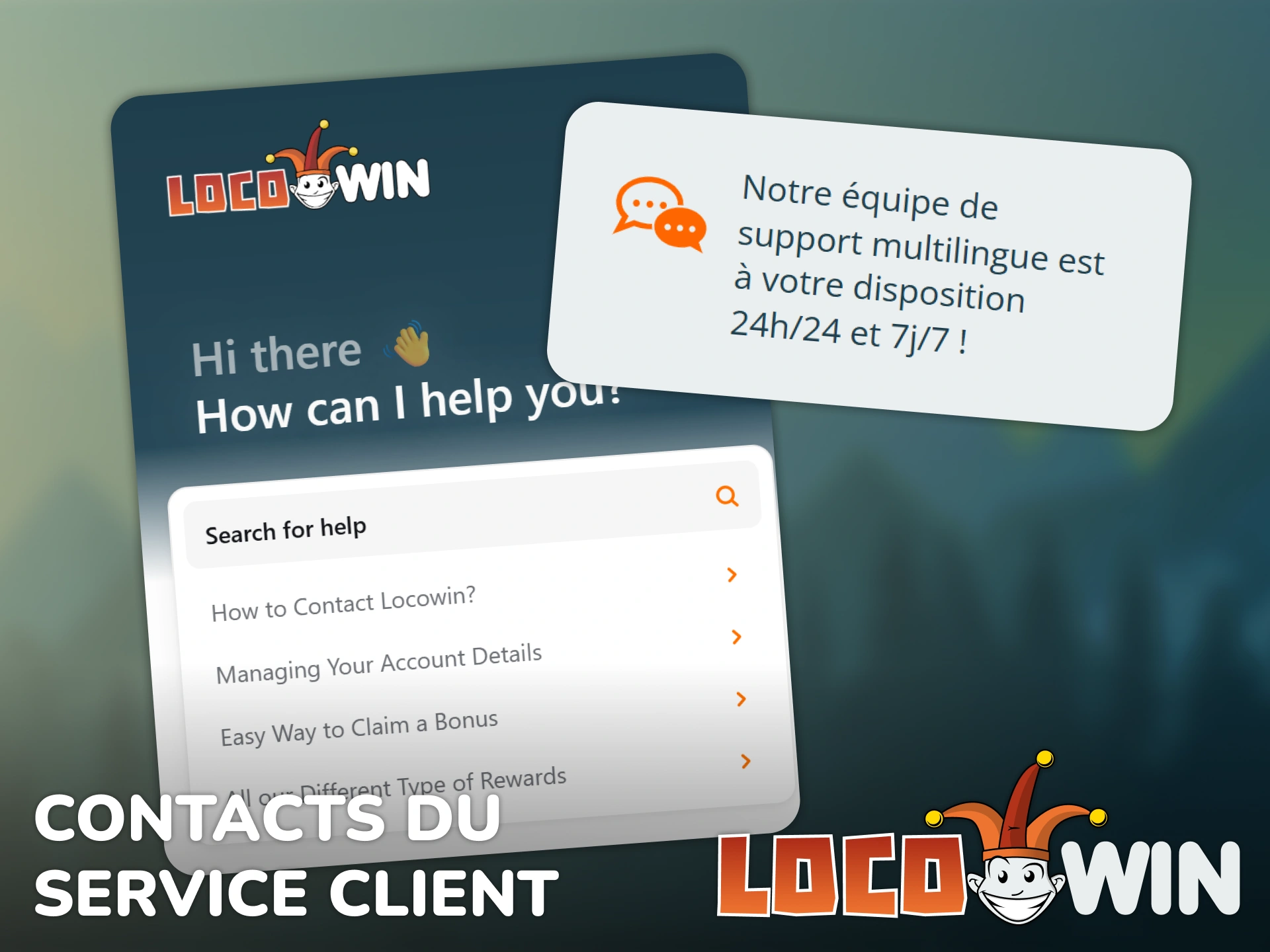 Contactez le support Locowin pour toute question concernant votre dépôt.
