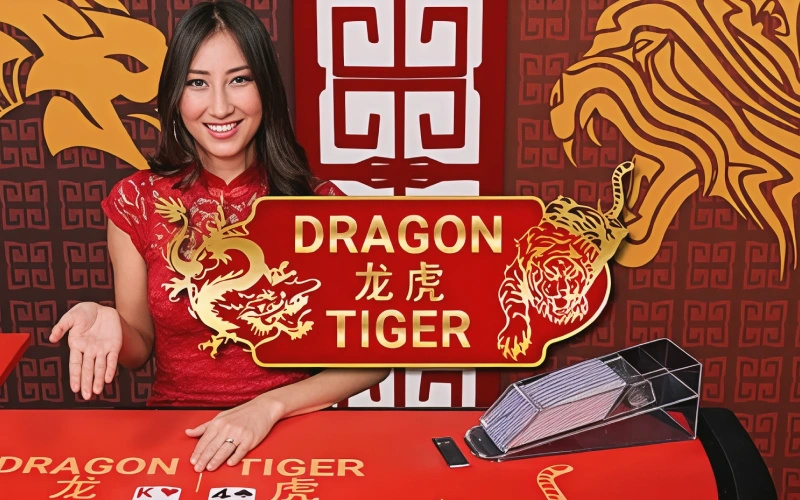 Testez le Dragon Tiger dans la section jeux en direct populaires Locowin.