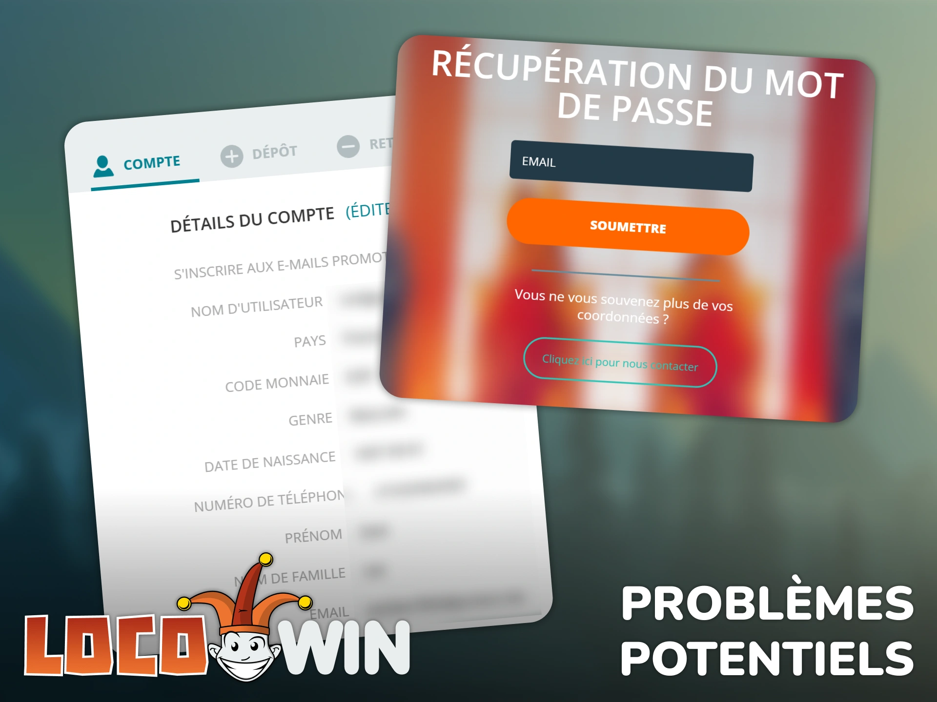 Résolvez tout problème d'inscription que vous pourriez rencontrer sur Locowin.