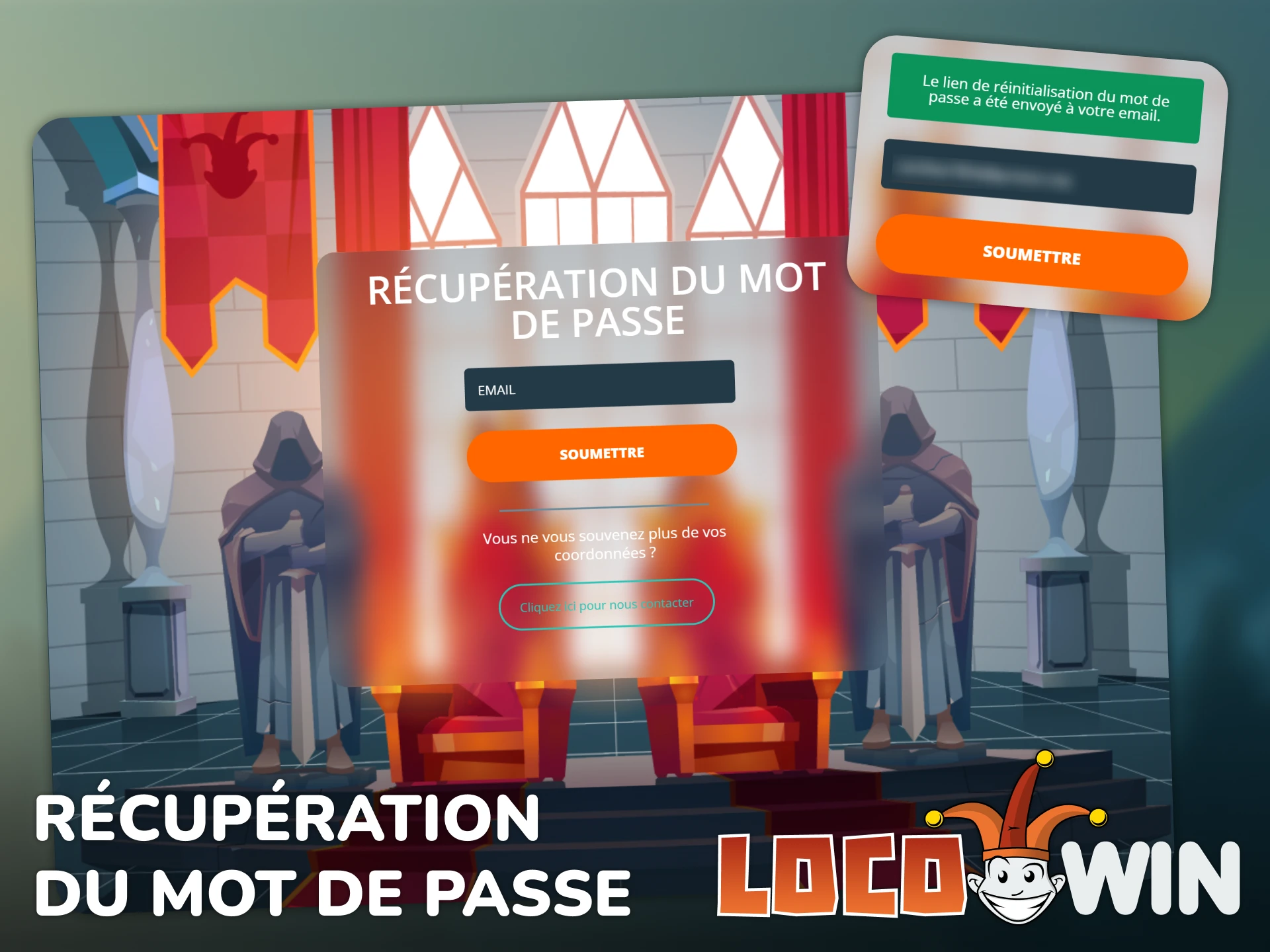 Récupérez facilement le mot de passe de votre compte Locowin.