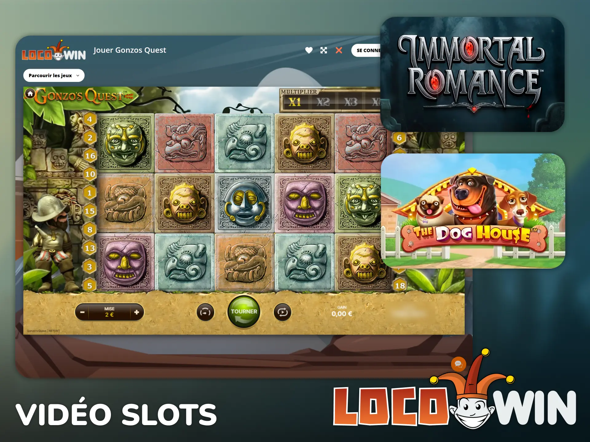 Découvrez les machines à sous vidéo modernes sur Locowin.