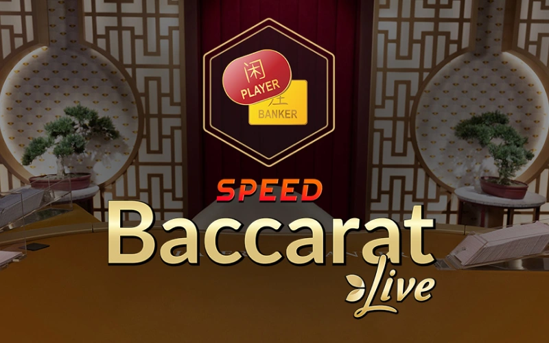 Misez sur le Speed Baccarat dans les jeux en direct populaires Locowin.